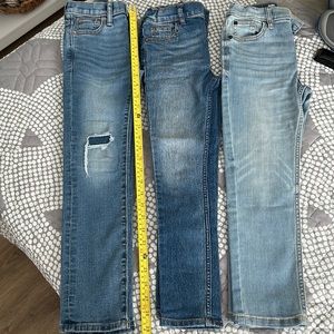 Boy slim jeans - old navy & osh kosh - size 7 - length 29